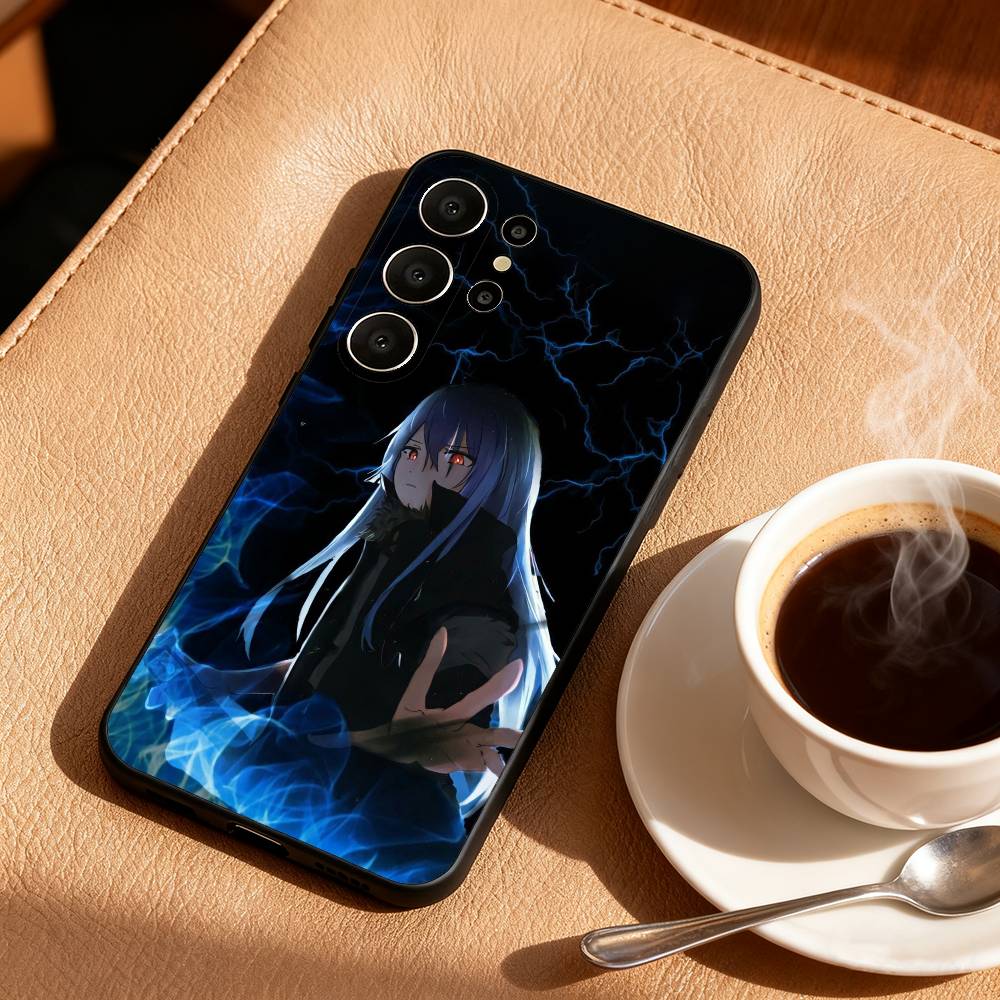 Чехол для телефона Rimuru Tempest T-Tensei для Samsung S26, S25, 24, 23, 22, 30, 21, 10, 9, Ultra, Plus, Lite, Черный Мягкий Чехол