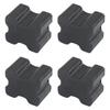 4 Pieces Car Coil Spring Spacers Coil Spring Booster Kit Black Heavy Duty Spiral Spring Cushion Rubber Coil Spring Spacers