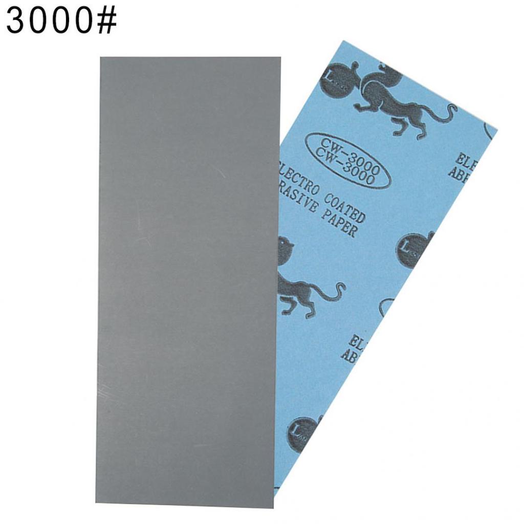 Wet Dry Sandpaper Sheets 400/600/800/1000/1200/1500/2000/2500# Polish