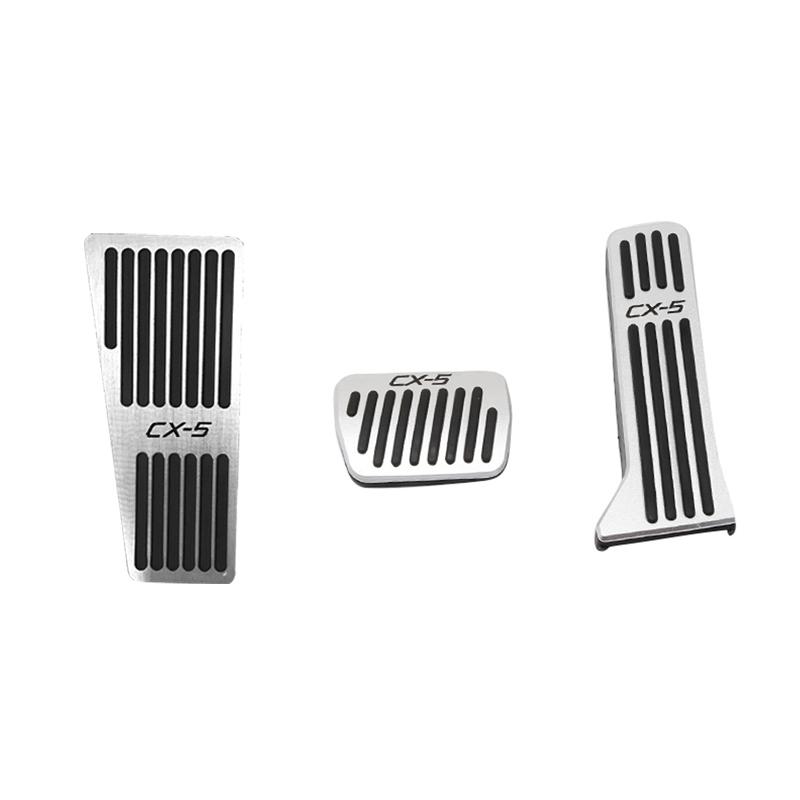 Для Mazda CX-5 CX5 KE KF 2012-2016 2017 2018 2019 2020 2021 2022 2023 2024 Педали акселератора тормоза автомобиля Подставка для ног Накладка на педаль