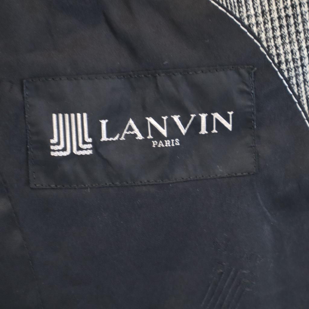 Lanvin Приталенный пиджак в клетку «глен» Комплект M серый Мужской Б/у