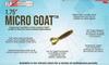 Zman Мягкая приманка Micro Goat 1,75 дюйма, 8 шт. в упаковке, зеленая тыква (6476)