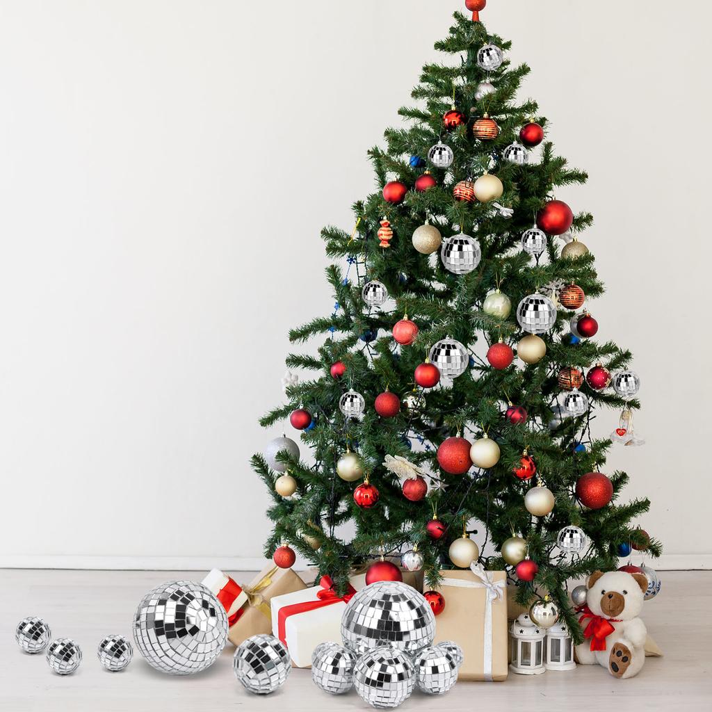 24 шт. диско-шаров, зеркальный диско-шар, диско-шар, украшение для диско-шара, украшения для диско-шаров для украшения торта, светоотражающие