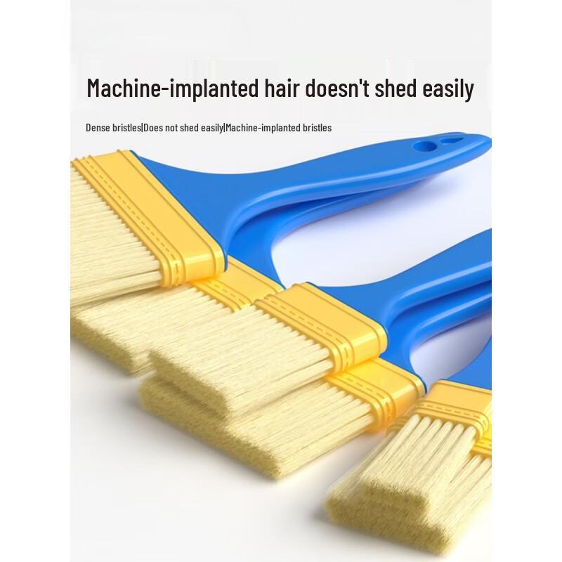 100-Pack 5-inch Nylon Bristle Brushes