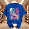 Trendy Boho Floral Tshirt Soft Flower Graphic Tshirt Cute Spring Garden Botanical Top Summer Short Sleeve Unisexs Clothing Tops