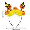 Adult Teens Headband Wing&Skull&Pumpkin Shape Hair Hoop Halloween Party Headpiece Woman Girls Cosplay Costume Hairband