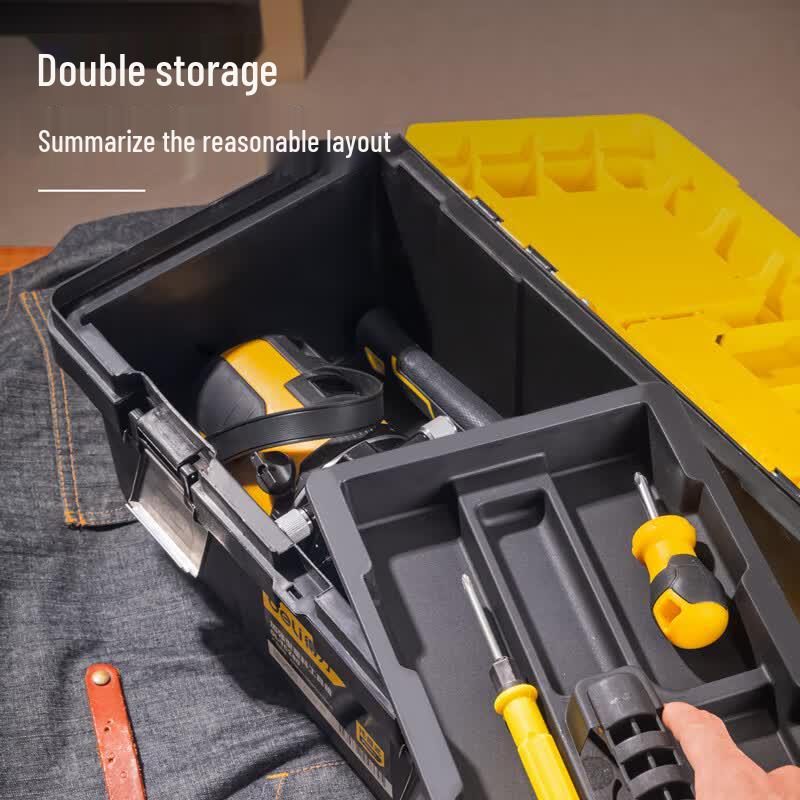 Deli 19-inch Thickened PP Plastic Tool Box