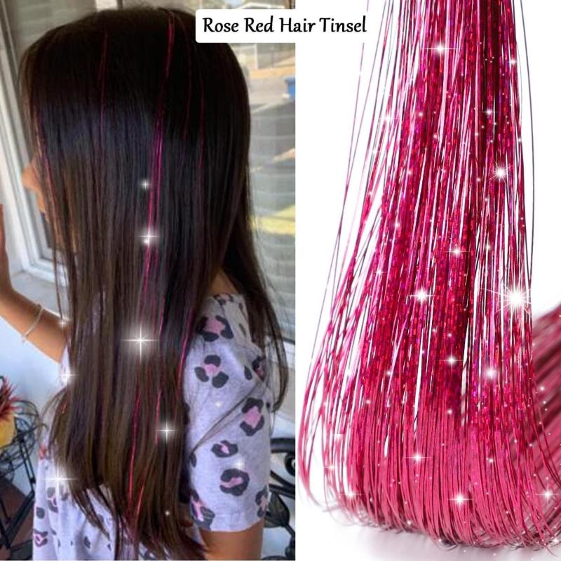 5 шт. комплект париков, парик, термостойкий парик феи, комплект париков, блестящий парик, блестящие волосы, аксессуары для волос для девочек и женщин