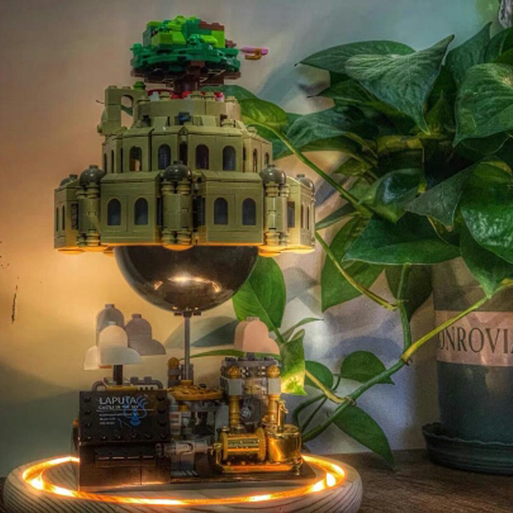 XINGBAO idea Castle In The Sky Blocks Замок Лапута Музыкальная шкатулка Строительные блоки MOC Модель замка Набор кирпичей для детей Игрушки Подарки