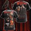 Хоррор Игра Resident Evil 3D Печать Футболки Мужчины Женщины Короткий Рукав Круглый Вырез Футболка Мода Харадзюку Топ Футболка Оверсайз Y2k Одежда