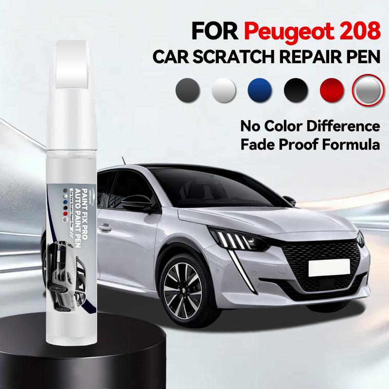 Для Peugeot 208 2012-2025 B21 P21 Карандаш для подкраски царапин Удаление царапин DIY Автоаксессуары Черный Белый Синий Серый Желтый