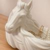 3D Horse Storage Bowl, Jewelry Tray, Trinket Dish, Desktop Storage Container for Keys Rings Earrings Bracelets Sundries