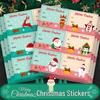 2025 Merry Christmas Holiday Blessing Self-Adhesive Gift Sealing Stickers