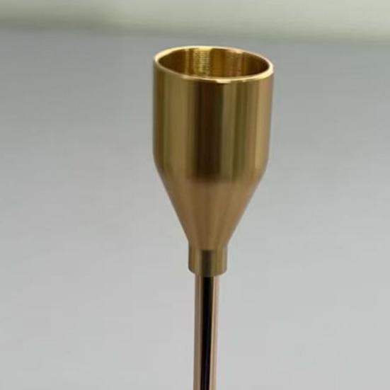 3/6 шт./набор Винтажный высокий металлический подсвечник Подставка для конусных свечей-столбиков Домашняя гостиная Рождество Свадебная вечеринка Подставка для свечей Центральный элемент для обеденного стола