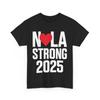 Нью-Орлеан NoLa Сильное Сердце 2025 Футболка Сильный Новый Орлеан