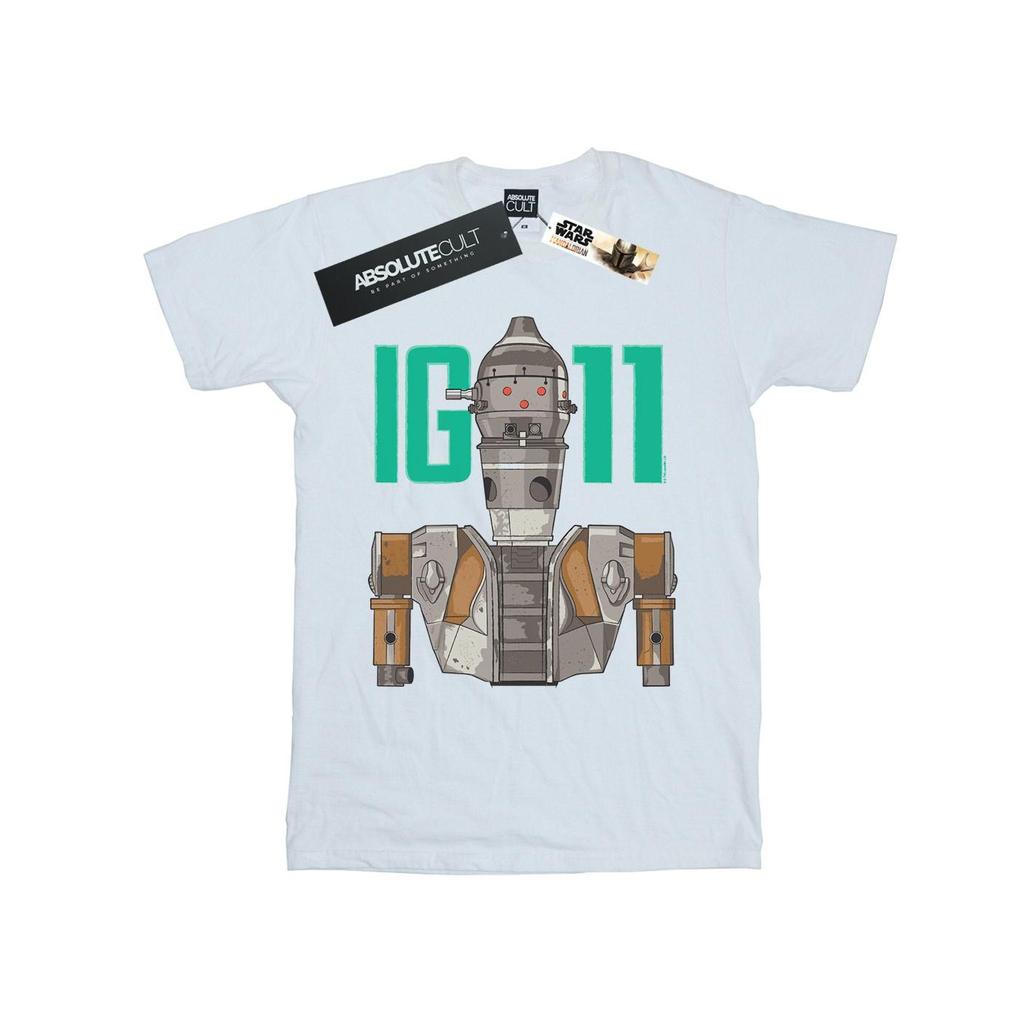 Star Wars Mens The Mandalorian IG-11 Bounty Hunter T-Shirt