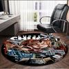 Bride of Chucky Print Round Rug, Washable Floor Carpet, For Entryway Dorm Laundry Room Office Study, Home Decor Birthday Christmas Gift