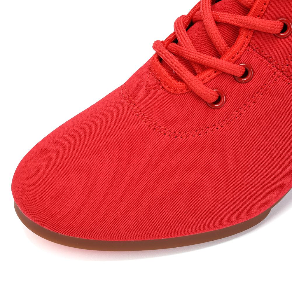 Женские ботильоны для бальных танцев с подошвой из ткани Оксфорд для тренировок и соревнований, современная танцевальная обувь