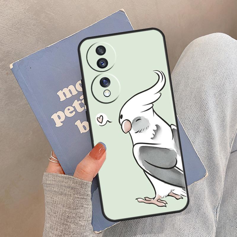Мультяшный Животный Пухлый Какаду Чехол Для Honor Magic 8 7 6 5 Pro Чехол Для Honor 400 200 X9c X9b X9a X8a X8b 50 70 90 Lite