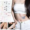 6Pcs/Set Colorful Butterfly Tattoo Stickers Body Art Fashion Sweat Stickers Waterproof Paster D S9V1