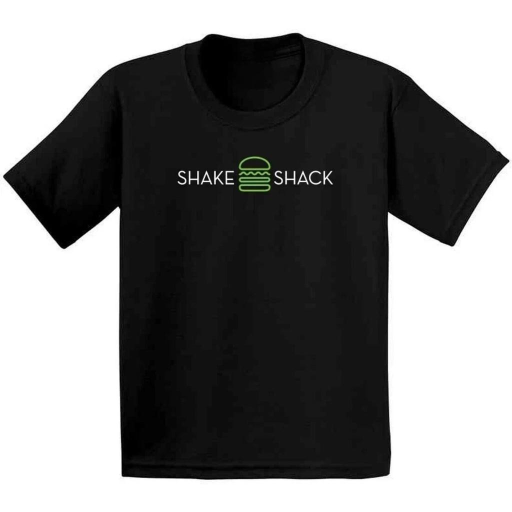Super Hot! Shake Shack Philadelphia Restaurant T-shirt Daily Outdoor Retro Men's and Women's T-shirt Fan Printed T-shirt
