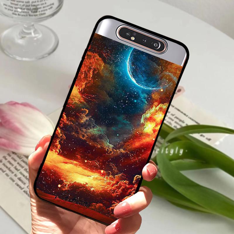 Чехол для Samsung Galaxy A80 A 80 Ударопрочный Мягкий ТПУ Силиконовый Чехол для Телефона Для Samsung Galaxy A80 Funda A80 2019 Capa Мультяшный