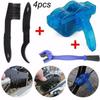 Bike Cleaning Kit Cycling Chain Cleaner Scrubber Brushes Mountain Bike Wash Tool Set Repair Tools Accessories