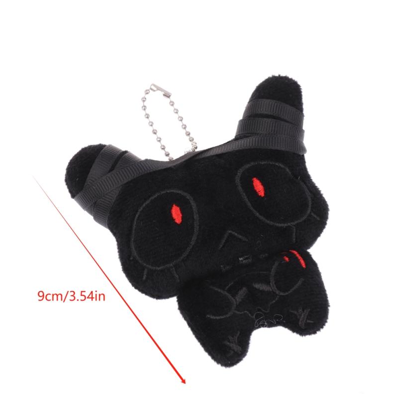 1 пара Черно-белый Раненый Сломанный Призрак Плюшевый Брелок Хэллоуин Мультяшная Мягкая Кукла Брелок Подвеска для Сумки Парное Украшение