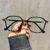 Женская оправа для очков от близорукости высокого класса: Холодный чайный цвет, Защита от синего света, Стройнящий дизайн, Улучшает цвет лица, Совместим с рецептурными линзами.