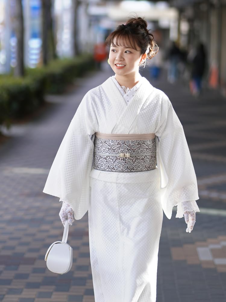 Кружево Single Free Dot Белый [Tayutaf] Кимоно, Товар, Сшитый на заказ, Женский, Рукав, Выкройка,