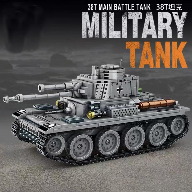 MOC 99A Основной боевой танк Военный Challenger Leopard Panther Тяжелый солдат Строительные блоки Модель Кирпичи Армия Игрушки для детей
