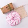 16pcs Round Reusable Cotton Pads Washable Facial Make Up Remover Wipe Pads