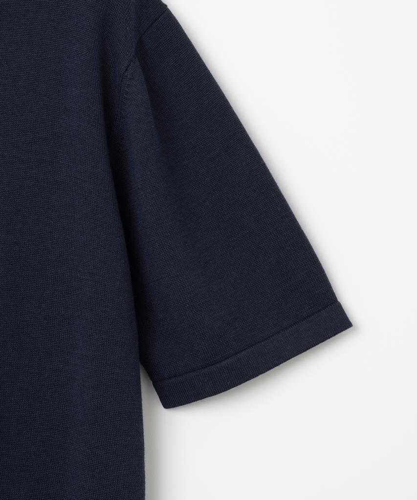 MILLO ARCHIVE Crop Easy Knit [Navy]