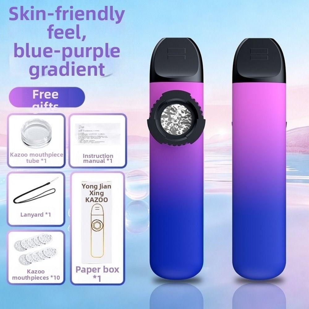 Easy To Learn Kazoo Flute Gradient Color Mouth Flute Accompaniment Kazoo  Music Lover