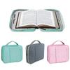 Multi-Pockets Portable Book Handbag Large Capacity with Book Stand Bible Cover Case Standability Zipper Book Tote Bag Office