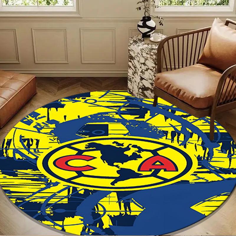 Club America Emblem Round mat, Anti-slip Circle Carpet Chair rug For livingroom,Bedroom, doormat home decor Gift Christmas Gifts
