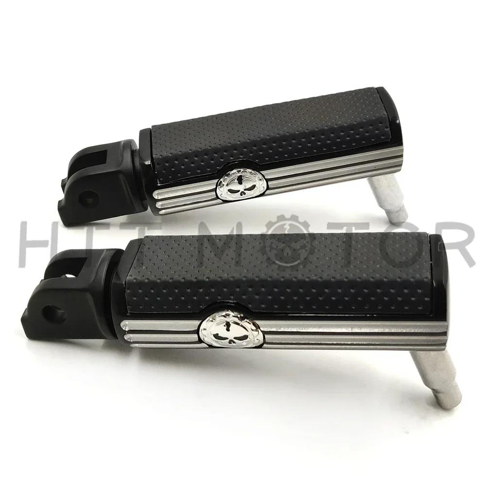 Motorcycle Defiance Rider Footpegs Black Anodized for Harley 2018-later Breakout FXBR 114 FXBRS