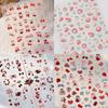 New Fruit Strawberry Jelly Nail Art Cute Stickers Sweetheart Cherry Bow Rabbit Diy Nail Decoration