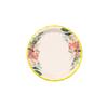 78pcs Vintage Floral Party Supplies Golden Disposable Paper Plates Cups Napkins Tableware Set for Baby Shower Birthday Tea Party