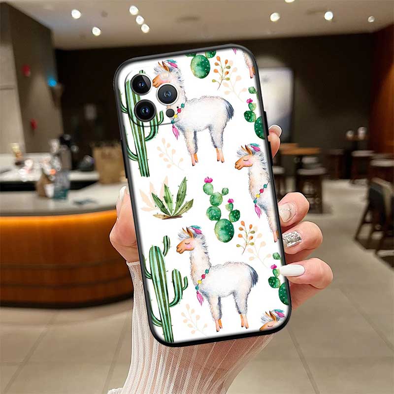 NH5 Alpaca New High-End Shell Phone Case for iPhone SE X XS XR 16E 17 11 Pro Max 8 7 6 6s Plus Air