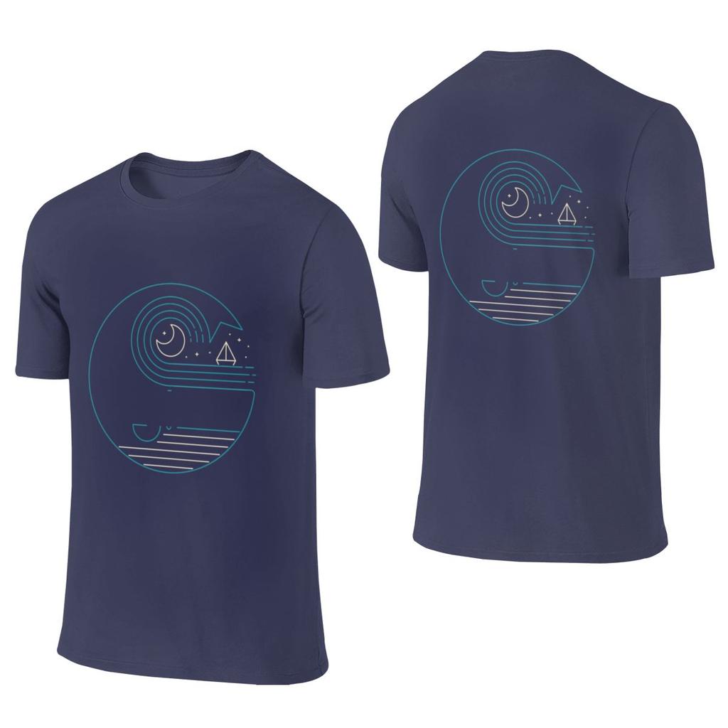 Moonlight Companions Abrasionresistant Reversible Tshirtkorean Style Minimal Breathable And Skinfriendly Short Sleeve