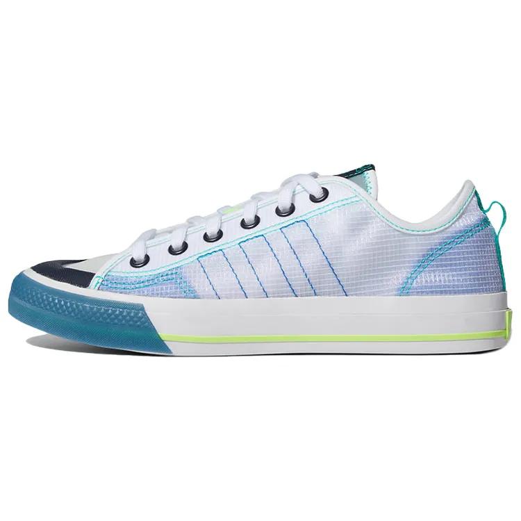 Adidas Nizza RF 'White Lush Blue' (Unisex) Cloud White / Lush Blue / Legend Ink Skate Shoes FY3091