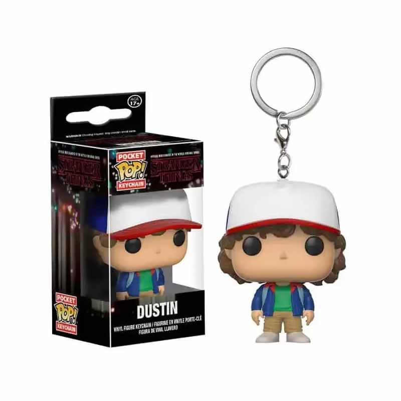 Funko Pop Pocket Pop Брелок Stranger Things Одиннадцать Робин Барб Стив Дастин Брелок Цепочка Модель Игрушка Взрослые Дети Подарок Игрушки