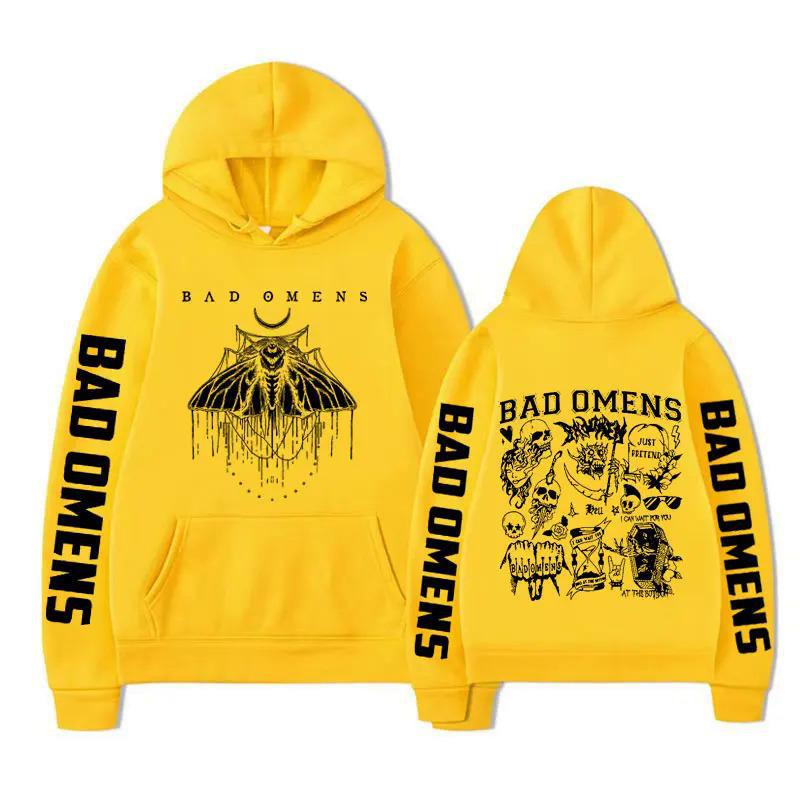 Ограниченная толстовка с капюшоном Bad Omens Band Moth Music Tour