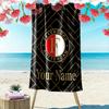 Feyenoord Custom Name Print Beach Towel Large Soft Quick Dry Towel For Beach Camping Swimming