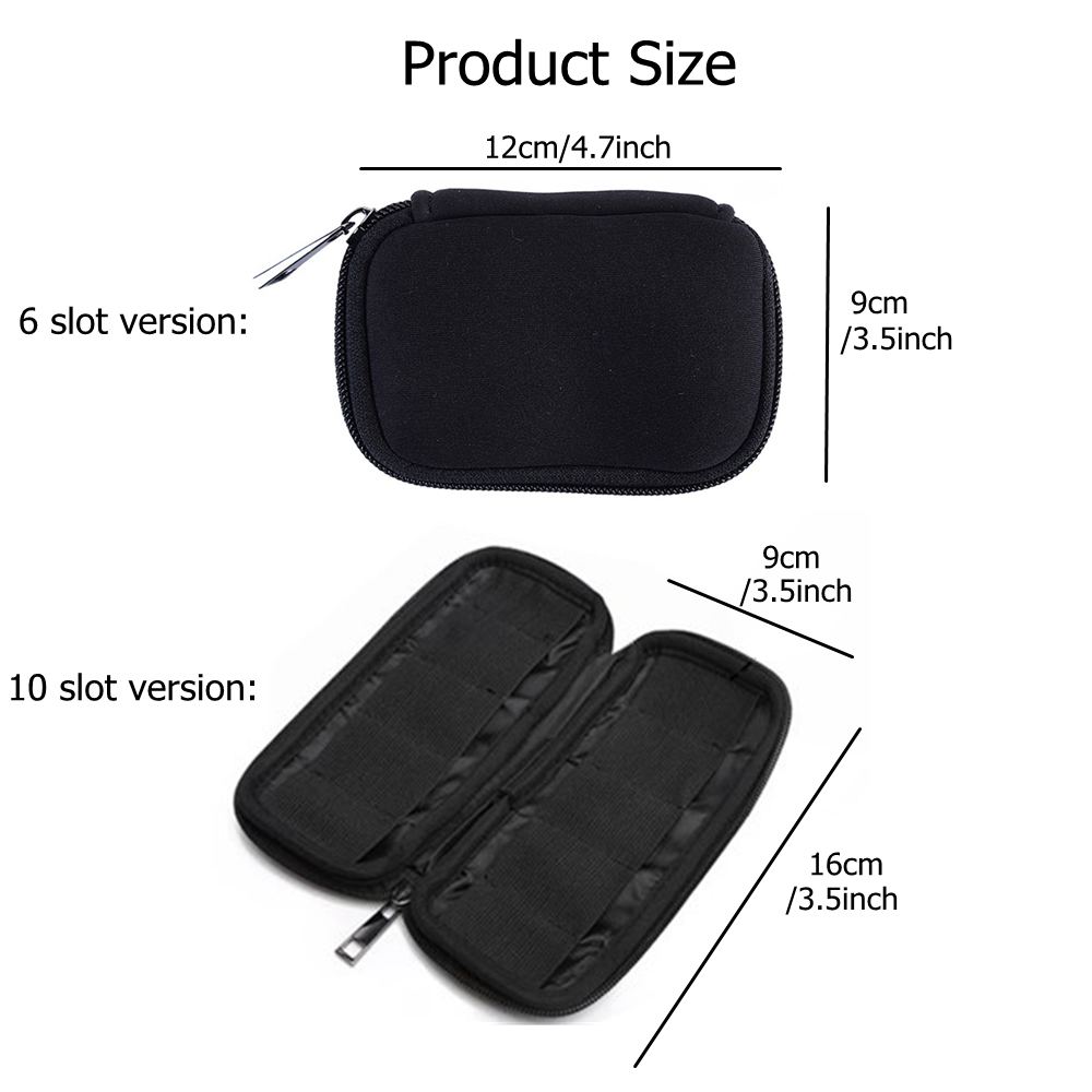Mini USB Flash Drive Organizer Bag with Fixed Holder Portable Storage Pouch for Memory Sticks,SD Cards Electronic Accessories