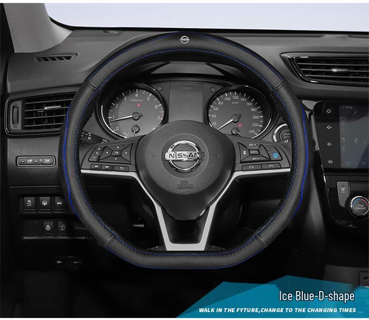 Nissan 14th Gen Sylphy X-Trail Qashqai Teana Kicks Genuine Leather Steering Wheel Cover