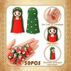 Catholic Church Supplies 50/100 Pcs Mini Virgin Mary Figurines, Miniature Holy Mother Statue, Classic Figures Religious Gifts for Sunday Easter