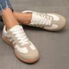 2025 Women's Plus Size Retro Color Block German Trainers Sneakers
