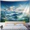 Outdoor Scenery Mountains and Rivers Tapestry Office Living Room Tapestry Home Wall Decoration Tapestry